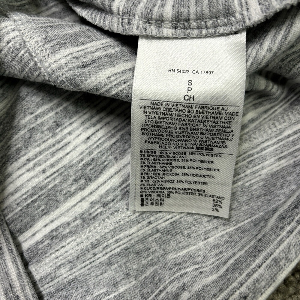 Banana Republic Mini T Shirt Dress With Sleeves Women's Size Small Heather Gray - Picture 5 of 7